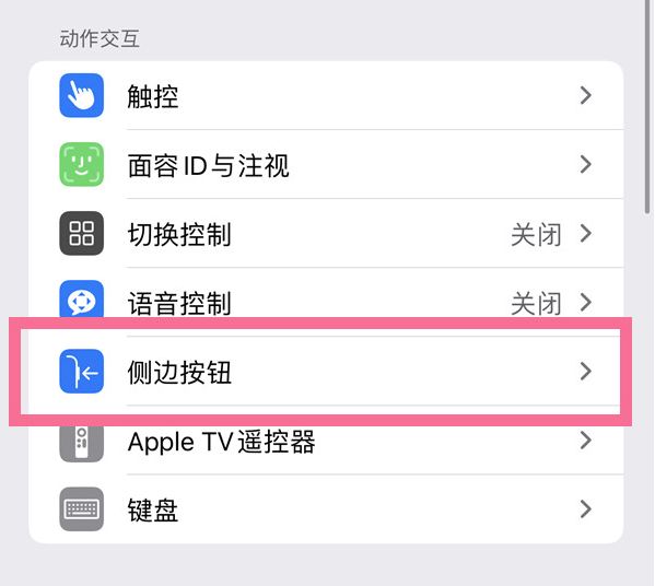 越西苹果14维修店分享iPhone14 Plus侧键双击下载功能关闭方法 